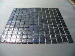 Mozaika czarna błyszcząca 2,5x2,5 cm, ceramiczna Prunelle AG 11