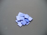 Mozaika kobaltowa matowa 2,5x2,5 cm, ceramiczna barwiona w masie Cobalt AL 34 luzem