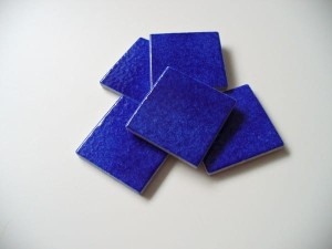 Mozaika kobaltowa błyszcząca 5x5 cm, ceramiczna Danube G 5033 luzem 