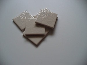 Mozaika biała ( francuska biel ) błyszcząca  5x5 cm, ceramiczna Pierre  G 5002  luzem 