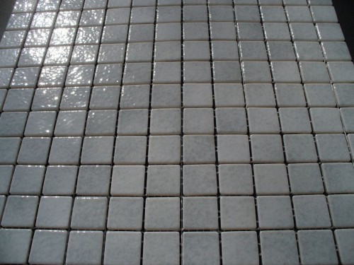 mozaika jasno szara błyszcząca 2,5x2,5  Mouette AG 4