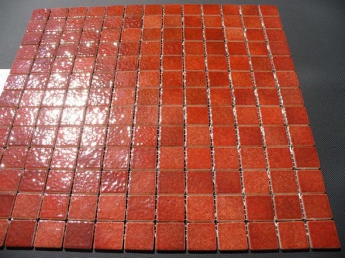 mozaika ceglasta 2,5 x2,5 błyszcząca Tuile AG 16 Briare