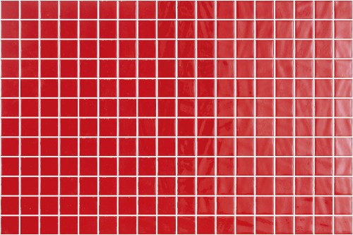 Mozaika szklana czerwona 2,5x2,5 cm błyszcząca Lisa 25503 Onix