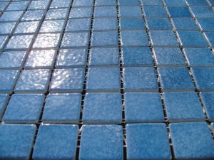 Mozaika niebieska błyszcząca  2,5x2,5 cm, ceramiczna Egee  AG 5