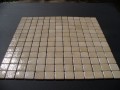 mozaika beżowa 2,5x2,5 błyszcząca ceramiczna Gravier AG 20