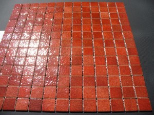 Mozaika ceglasta błyszcząca  2,5x2,5 cm, ceramiczna Tuile AG 16