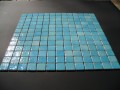 mozaika błękitna błyszcząca 2,5 x 2,5 cm ceramiczna Marquises AG 25 Emaux de Briare