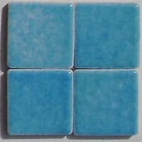 Mozaika błękitna błyszcząca 2,5x2,5 cm, ceramiczna Marquises AG 25 luzem