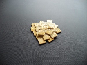 Mozaika żółto beżowa błyszcząca 2,5x2,5 cm, ceramiczna Camel AG 13 luzem