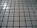 Mozaika biała gładka błyszcząca 2,5x2,5 cm, ceramiczna Arctique AG 41
