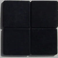 Mozaika czarna matowa 2,5x2,5 cm, ceramiczna Fusain AG 64 luzem