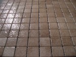 Mozaika brązowa błyszcząca 2,5x2,5 cm, ceramiczna Noisetier AG 72