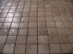 Mozaika brązowa błyszcząca 2,5x2,5 cm, ceramiczna Noisetier AG 72