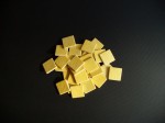 Mozaika żółta błyszcząca  2,5x2,5 cm, ceramiczna Genet AG 10 luzem