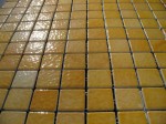 Mozaika żółta błyszcząca 2,5x2,5 cm, ceramiczna Pollen AG 22