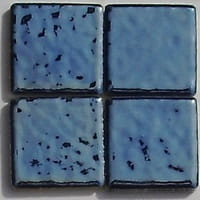 Mozaika metalizowana błyszcząca niebieska metaliczna 2,5x2,5 cm, ceramiczna Chrome AU 05 luzem