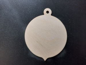 Wycinanka ze sklejki Bombka 