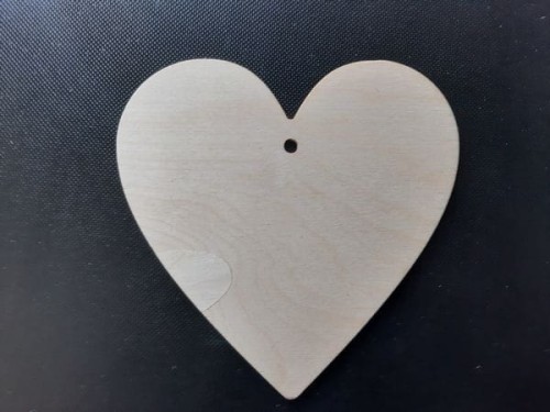 wycinanka ze sklejki Serce