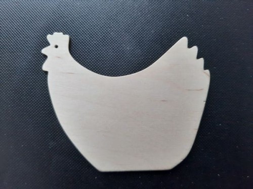 wycinanka ze sklejki Kurka 20 x 24,7 cm