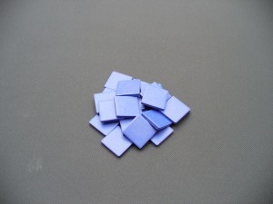 Mozaika kobaltowa matowa 2,5x2,5 cm, ceramiczna barwiona w masie Cobalt AL 34 luzem