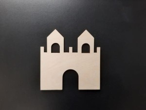 Wycinanka ze sklejki  Zamek 