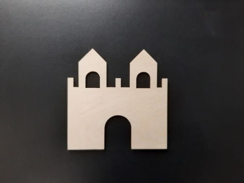 Wycinanka ze sklejki  Zamek