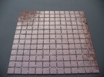 Mozaika czekoladowa błyszcząca 2,5x2,5 cm, ceramiczna Cacao AG 38
