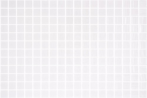 Mozaika szklana biała 2,5x2,5 cm błyszcząca Lisa 25113 Onix