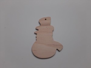 Wycinanka ze sklejki  Bałwanek