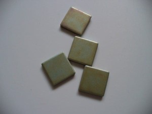 Mozaika metalizowana matowa 2,5x2,5 cm, ceramiczna Bronzoide  AL 71 luzem