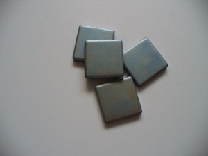 Mozaika metalizowana matowa 2,5x2,5 cm, ceramiczna Chromure  AL 73 luzem
